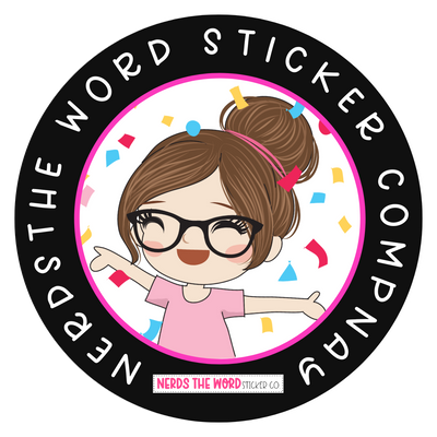 Nerds The Word Sticker Co.